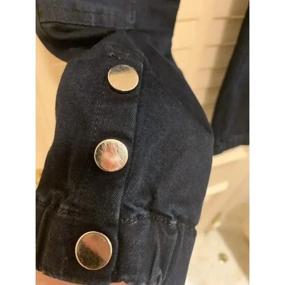 VERONICA BEARD Dark Wash Joggers Pants Size 4 29x25 Snap Button Pockets Women's - Picture 2 of 12